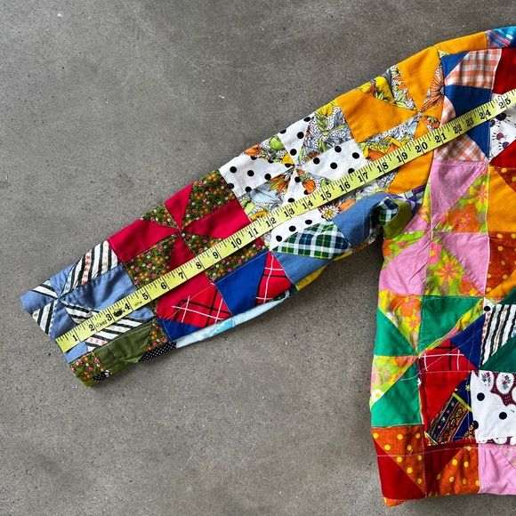 Colorful Patchwork Quilt Jacket - Picture 6 of 7